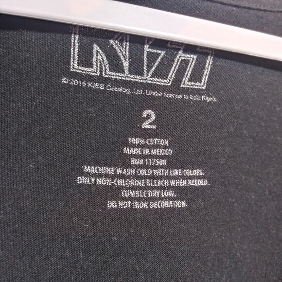 Kiss Dressed To Kill Black Cotton Band Crew Neck T-Shirt Casual Size 2X - Picture 4 of 5
